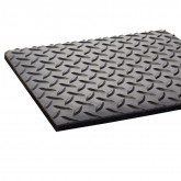 Crown Industrial Deck Plate Ultra Mat 3’ x 12’, Black